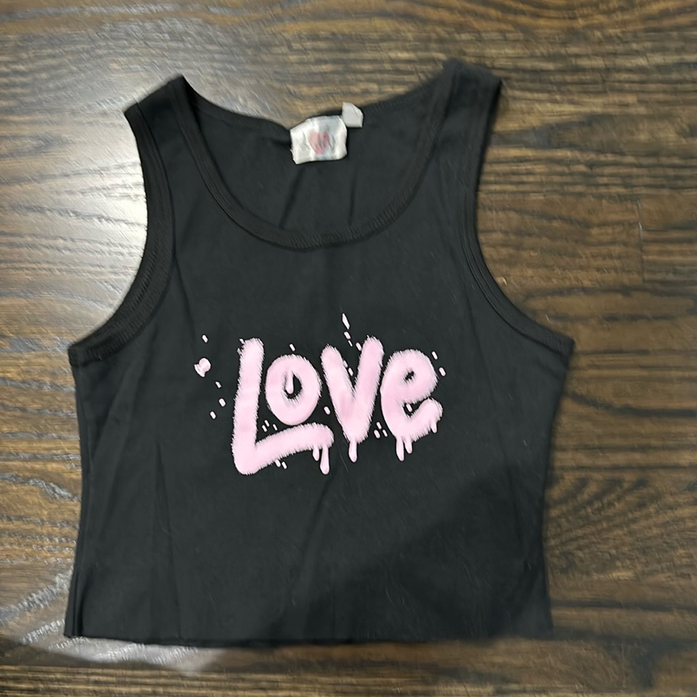 Lucy brand girls cropped tank top. Worn a few times. Size S (7/8).